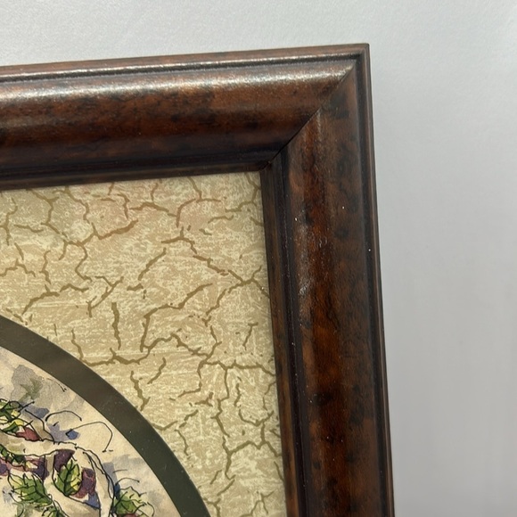 Floral Framed Home lnteriors Wall Art with Inspirational Quote. Ruth 1:16 - Picture 4 of 8